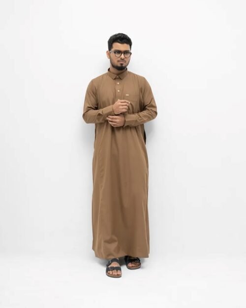 Arabian Platinum Thobe Copper Brown