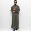 Arabian Platinum Thobe Hunter Green